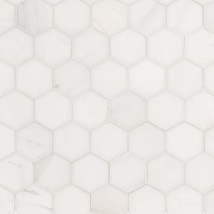 BIANCO DOLOMITE 2″ HEXAGON