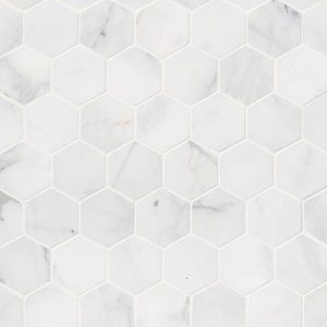 CALACATTA CRESSA 2″ HEXAGON