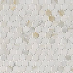 CALACATTA GOLD 1″ HEXAGON