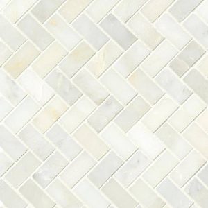 GREECIAN WHITE HERRINGBONE