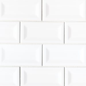 DOMINO WHITE GLOSSY INVERTED BEVEL